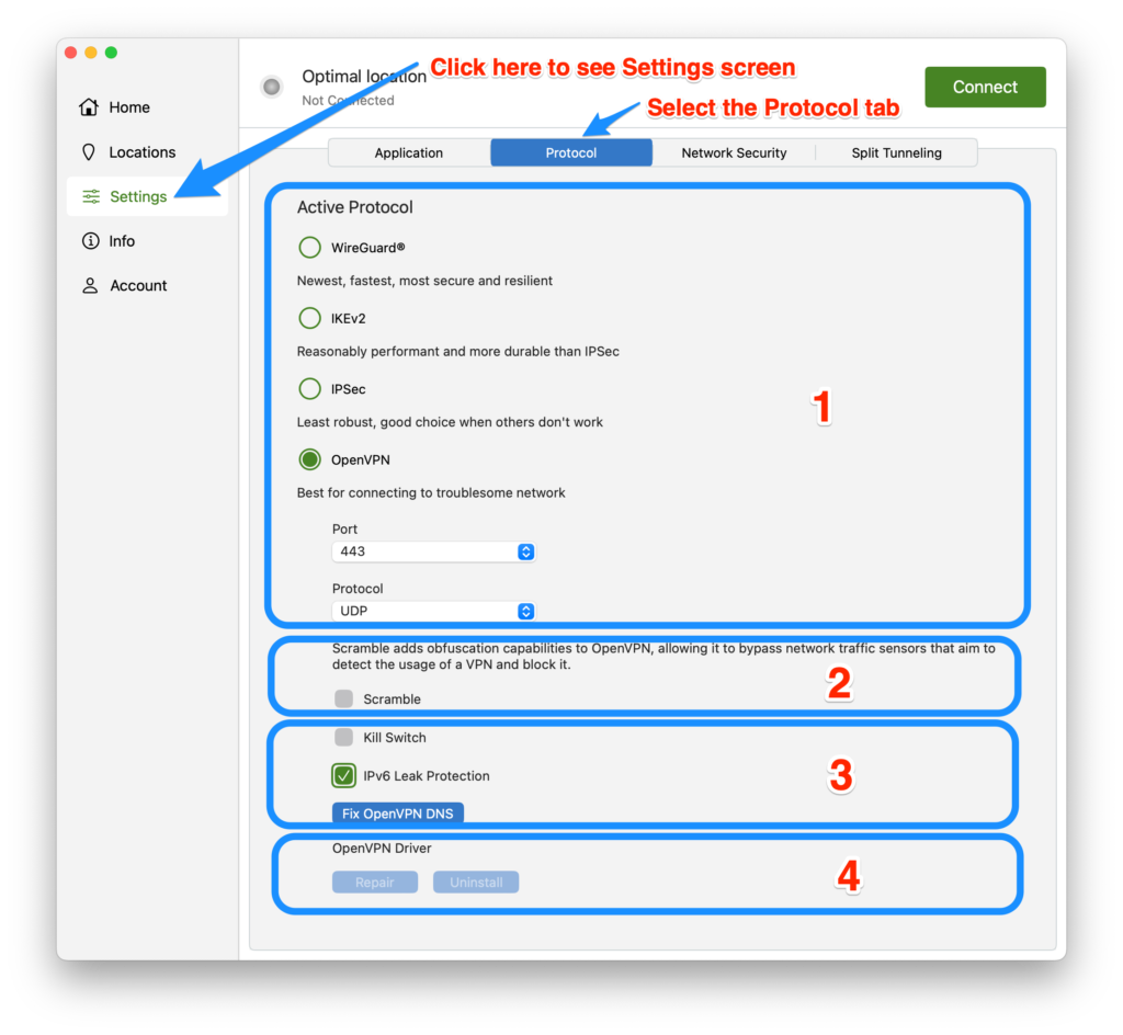 IPVanish VPN review: IPVanish Secure Protocols