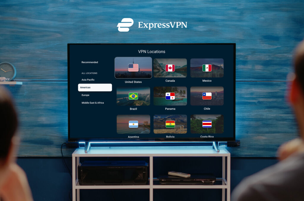 ExpressVPN Review: Android TV interface